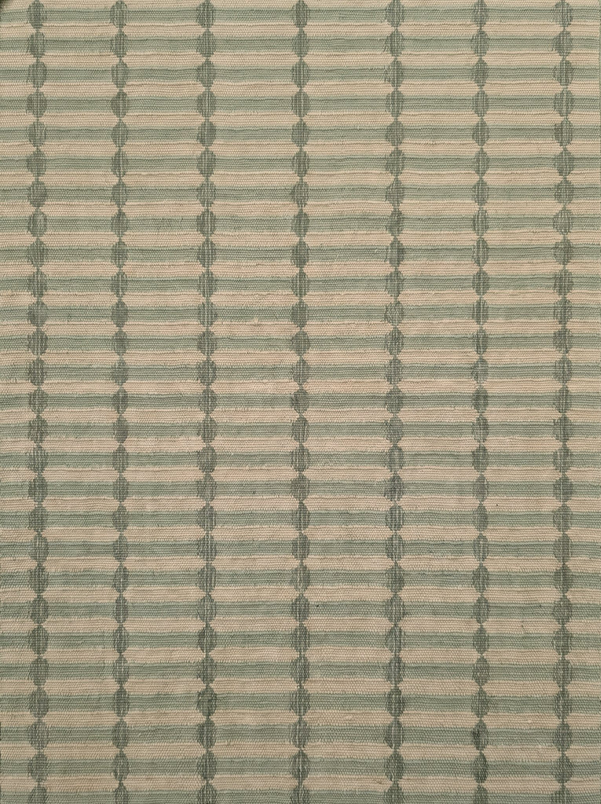 Article 211 sage trellis stripe merino wool flatweave rug by Bond Street, full view